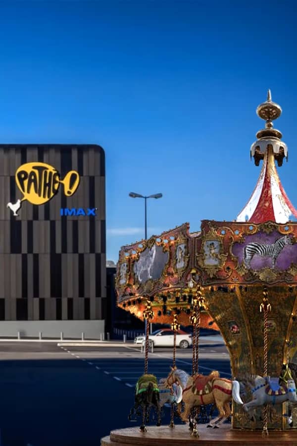 Location manège Plan-de-Campagne placer devant cinéma pathé